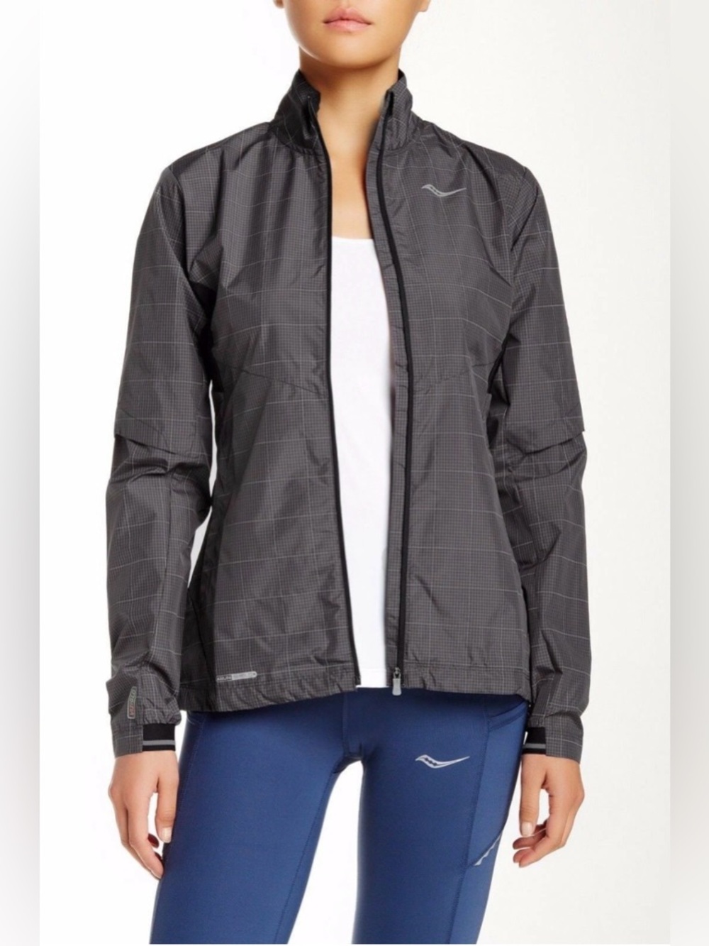 Saucony Women's Reflective ViziGlo Running Shell Jacket Size M